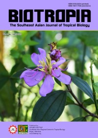Biotropia : The Southeast Asian Journal of Tropical Biology Vol. 27, No. 1 2020