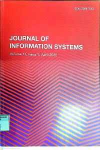 Journal of Information Systems Vol. 16, No. 1 2020
