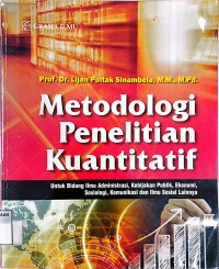 Metodologi penelitian kuantitatif