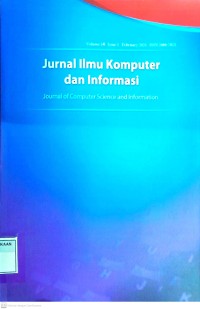 Jurnal Ilmu Komputer dan Informasi = Journal of Computer Science and Information Vol. 14, No. 1 2021