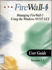 Image of Managing fireWall-1 using the openLook GUI