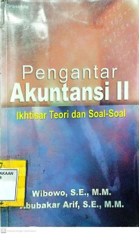Image of Pengantar Akuntansi II: Ikhtisar Teori dan Soal-Soal