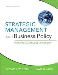 Image of Strategic management and business policy toward global sustainability