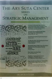 Image of The ary suta center : series on strategic management (Oktober 2015, Volume 31)