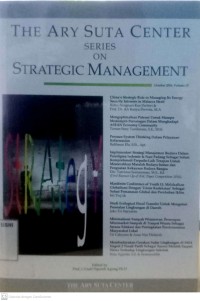 Image of The ary suta center : series on strategic management (Oktober 2015, Volume 35)