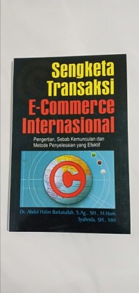 Sengketa transaksi e-commerce internasional