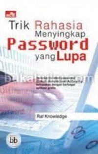 Trik rahasia password yang lupa