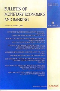 Bulletin of Monetary Economics And Banking