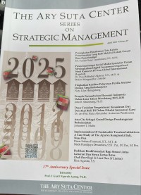 The Ary Suta Center Series on Strategic Management