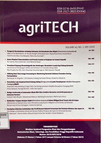 Agritech Vol. 40, No. 2 2020