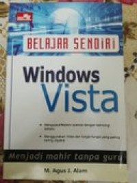 Belajar sendiri windows vista