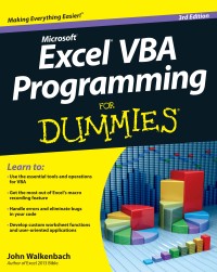 Excel vba programming for dummies third edition