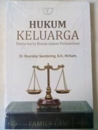 Hukum keluarga harta-harta benda dalam perkawinan