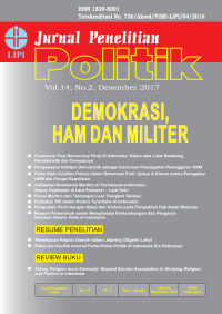 Jurnal penelitian politik