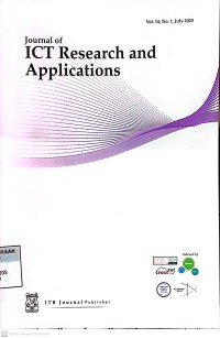 Journal of ICT Research and Applications Vol. 14, No. 1 2020