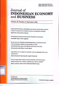 Journal of Indonesian Economy and Business Vol. 35, No. 3 2020