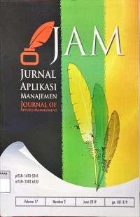 Jurnal aplikasi manajemen Vol. 17, No. 2 2019