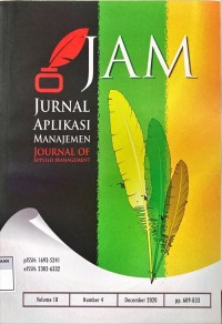 Jurnal aplikasi manajemen Vol. 18, No. 4 2020