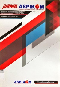 Jurnal aspikom Vol. 6, No. 1 2021