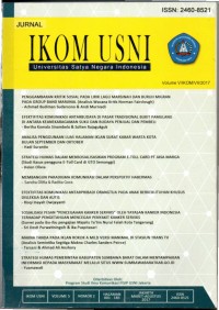 Jurnal Ikom Usni Universitas Satya Negara Indonesia