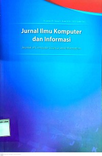 Jurnal Ilmu Komputer dan Informasi = Journal of Computer Science and Information Vol. 13, No. 2 2020