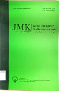 Jurnal manajemen dan kewirausahaan Vol. 23, No. 1 2021