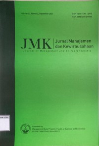 Jurnal manajemen dan kewirausahaan Vol. 23, No. 2 2021