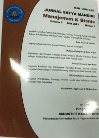 Jurnal Satya Mandiri Vol. 8 No. 1 2022