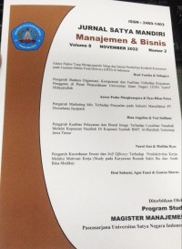 Jurnal Satya Mandiri Vol. 8 No. 2 2022