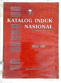 Image of KATALOG INDUK NASIONAL 1995:National Union Catalog
