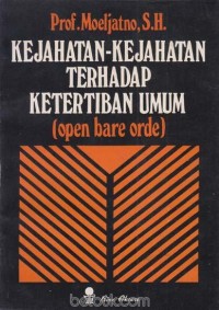 Kejahatan kejahatan terhadap ketertiban umum