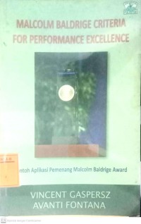 Malcolm baldrige criteria for performance excellence