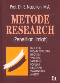 Metode research (penelitian ilmiah)