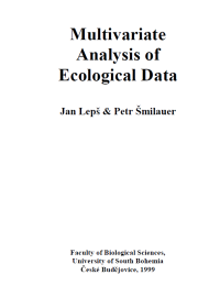 Multivariate analysis of ecological data