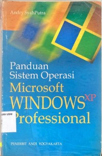 Panduan sistem operasi microsoft windows xp professional