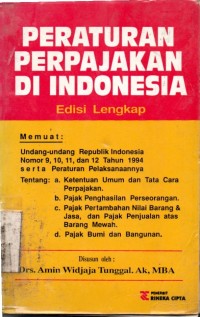 Peraturan perpajakan di Indonesia