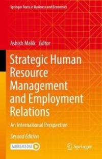 Strategic Human Resource Management And Employment Relations An International Perspective