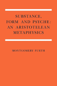 Image of Substance, form and psyche : an aristotelean metaphysics