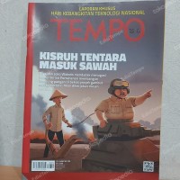 Tempo: kisruh tentara masuk sawah