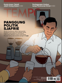 Tempo : Panggung Politik Sjafrie