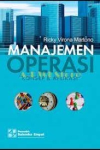 Manajemen operasi : konsep & aplikasi