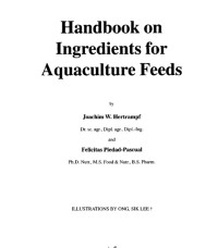 Handbook on ingredients for aquaculture feeds