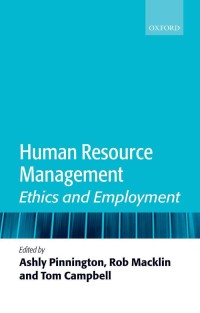 Human resource management: ethics and employment