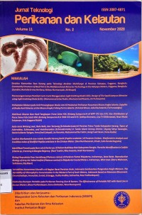 Jurnal teknologi perikanan dan kelautan Vol. 11, No. 2 2020